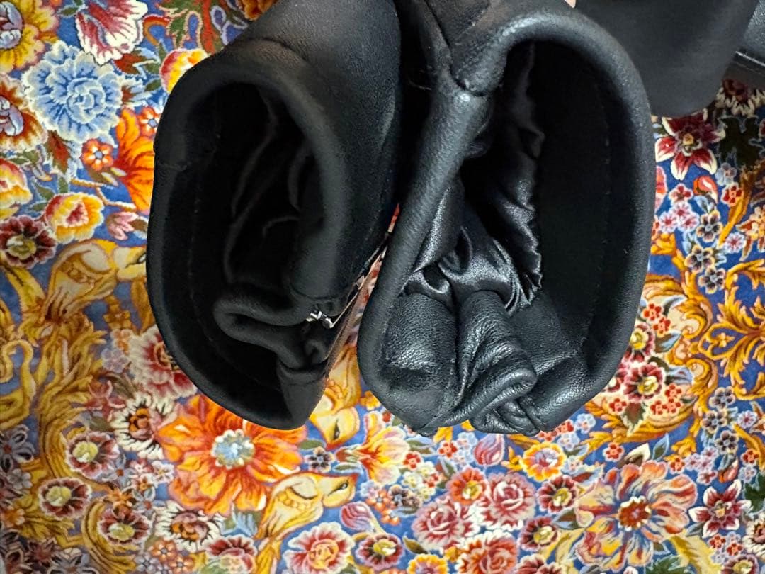 美品 BEAUTY&YOUTH シングルレザー ライダース L ブラック