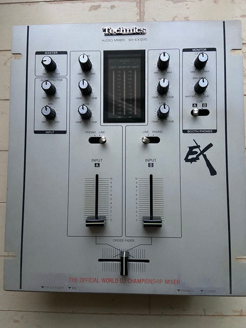 整備済み　Technics sh-ex1200DJミキサー