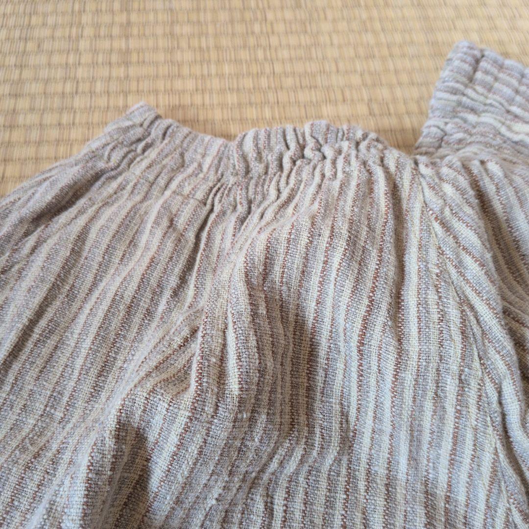 うさと　うさと服　ストライプ サルエル　モモンガパンツ