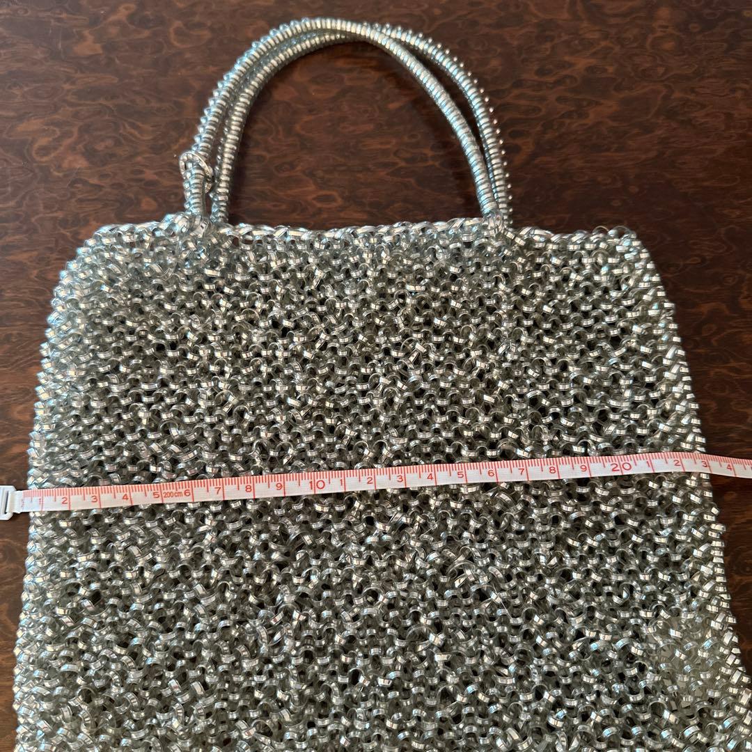 アンテプリマ　ワイヤーバッグ　シルバー