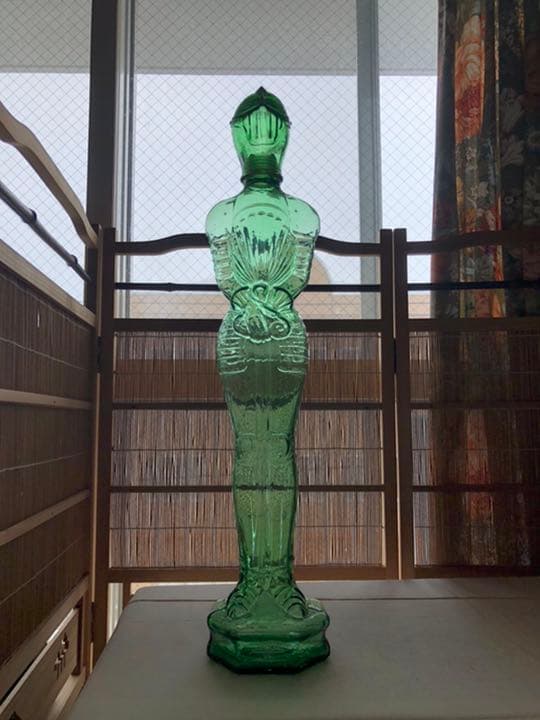 アンーテイグ硝子瓶イキリスガラス酒瓶高60cm