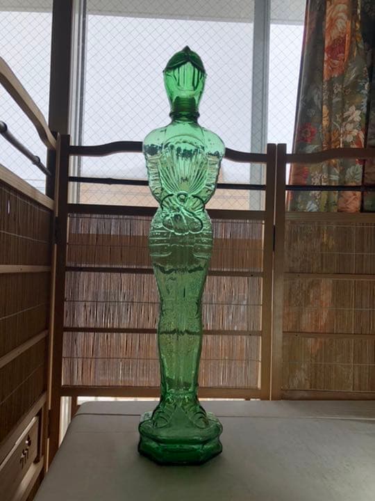 アンーテイグ硝子瓶イキリスガラス酒瓶高60cm