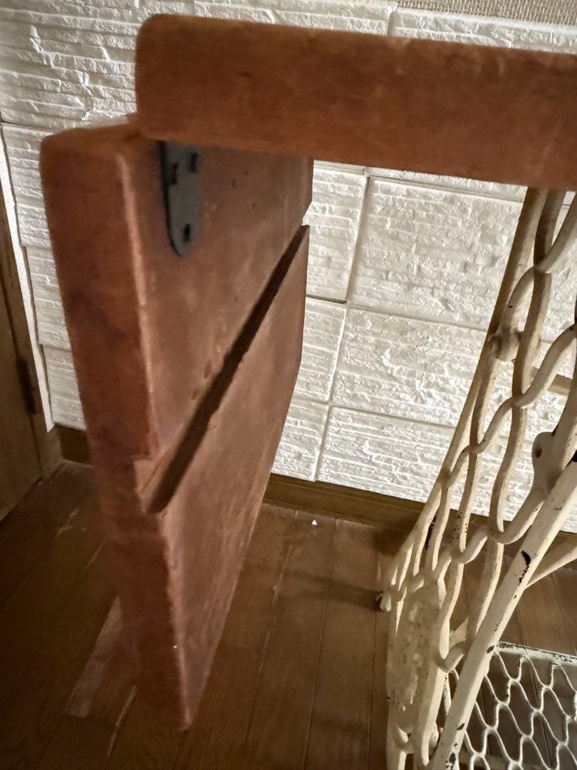 ha---co アンティーク シンガー ミシン 網目 鉄脚 足踏みミシン