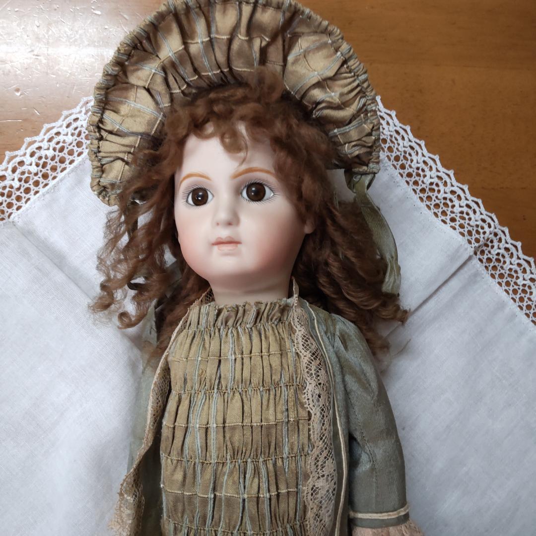 アンティークドール　リプロ　人形　ジュモー　海外作家　ビスクドール