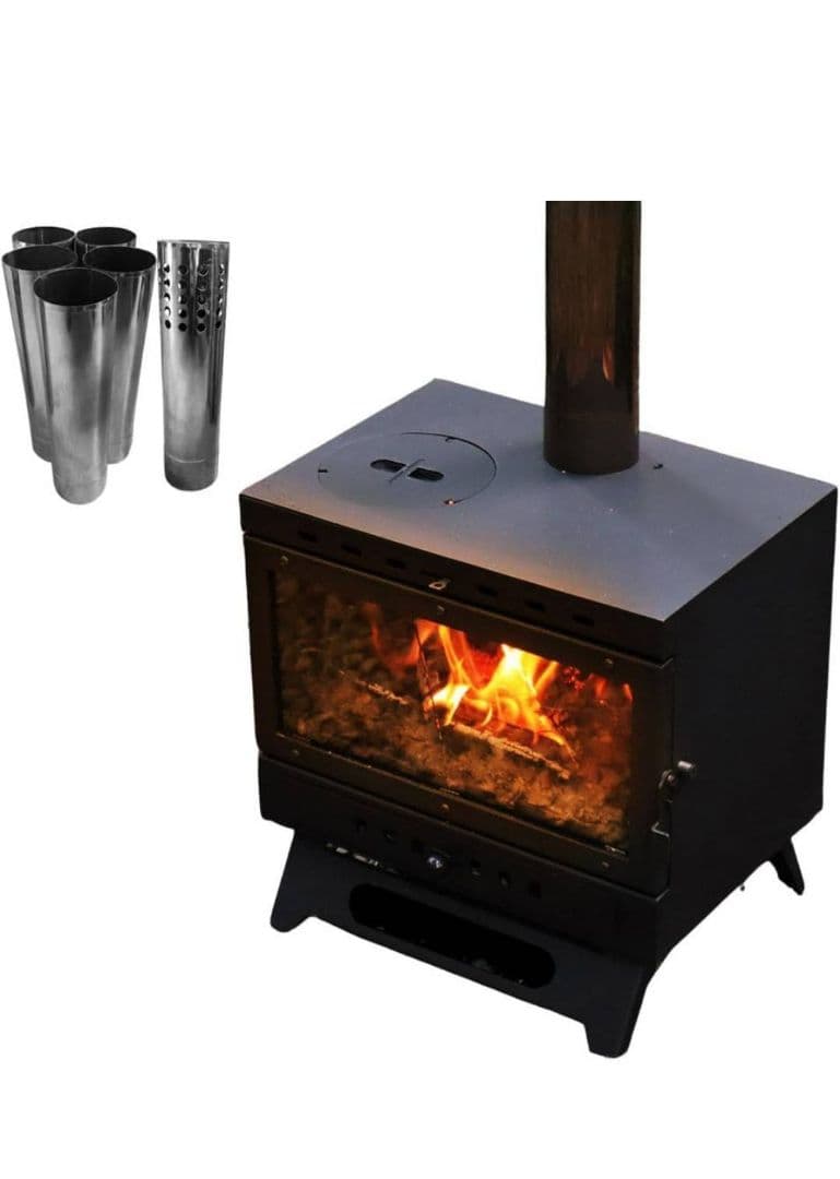 LandField 薪ストーブ＋追加煙突1本　ランドフィールド　　二次燃焼