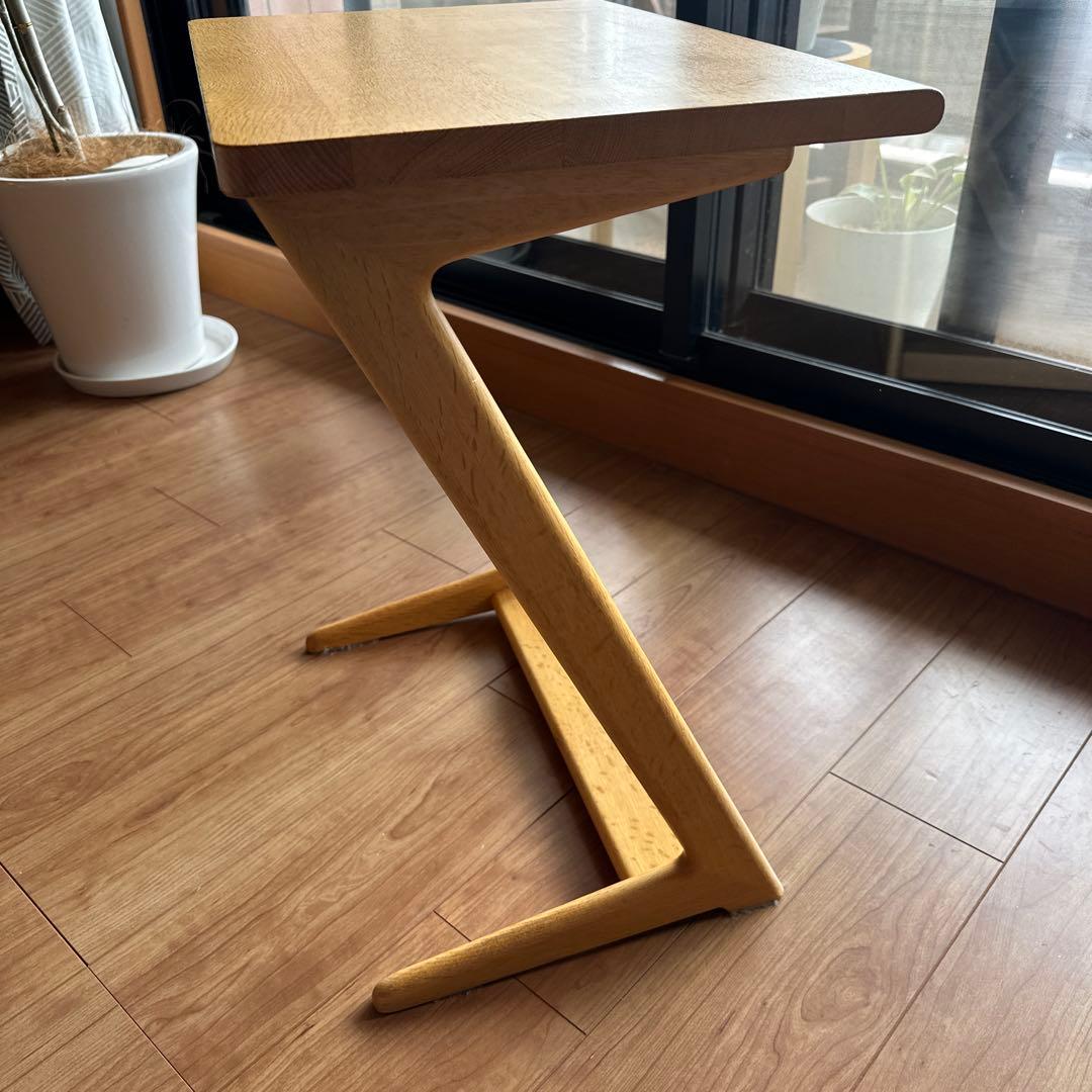 ナラ無垢材 サイドテーブル JOYSTYLE 天然木 ソファ用 北欧