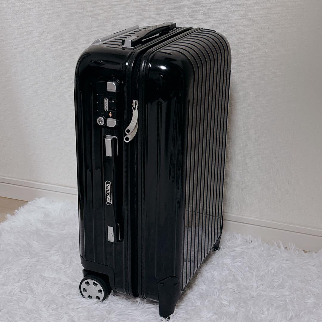 リモワ サルサ 32L 2輪 機内持ち込み ブラック×シルバー TSAロック付き