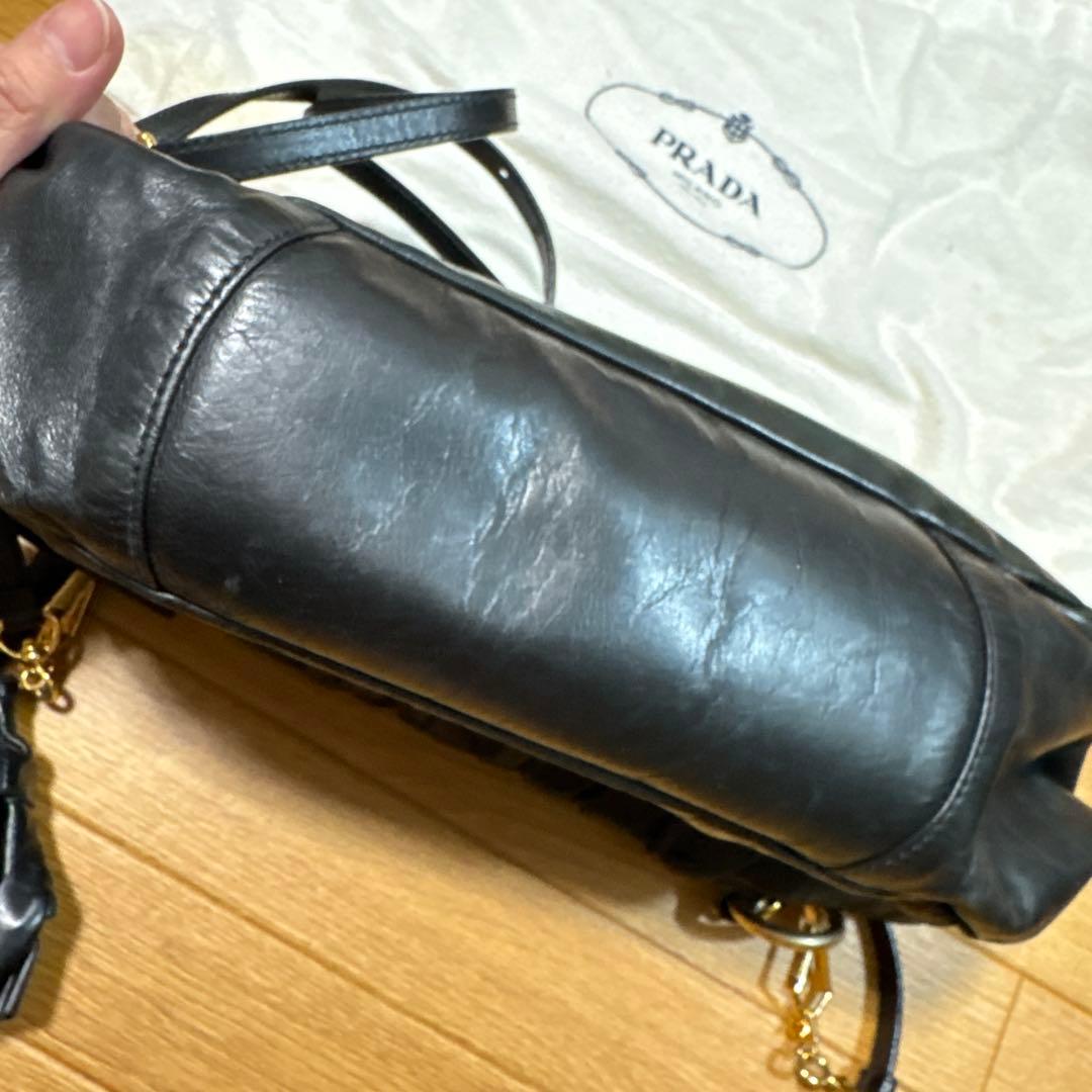 PRADA ブラック バッグ レザー