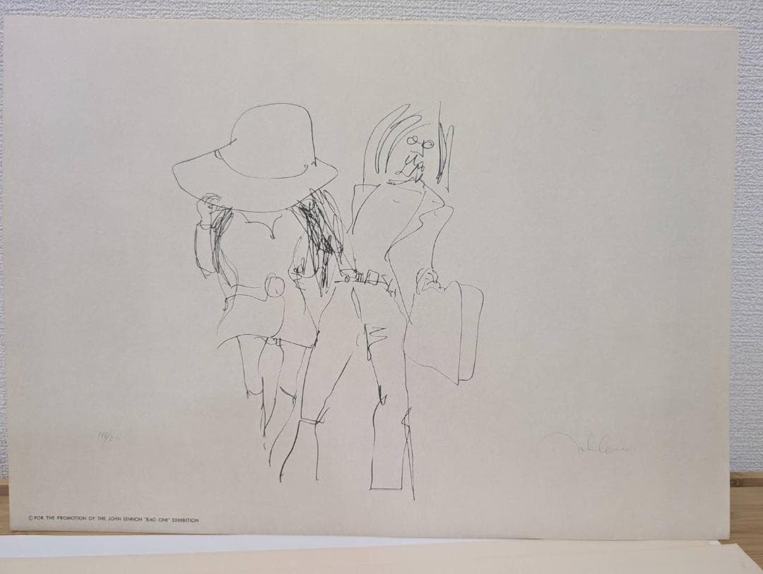 ジョンレノン bag one リトグラフ全16枚揃