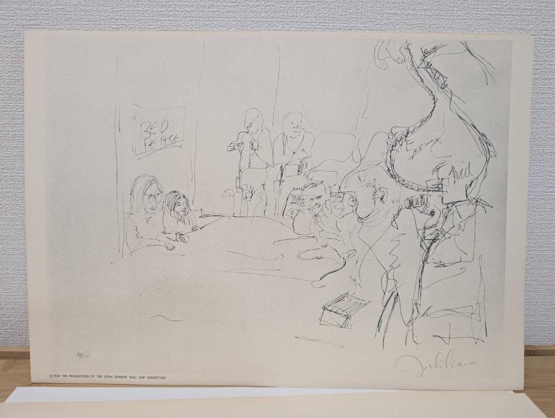 ジョンレノン bag one リトグラフ全16枚揃