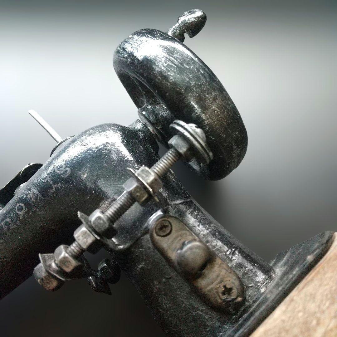 【 アンティーク 】 手動ミシン デザイン 小物入れ インテリア