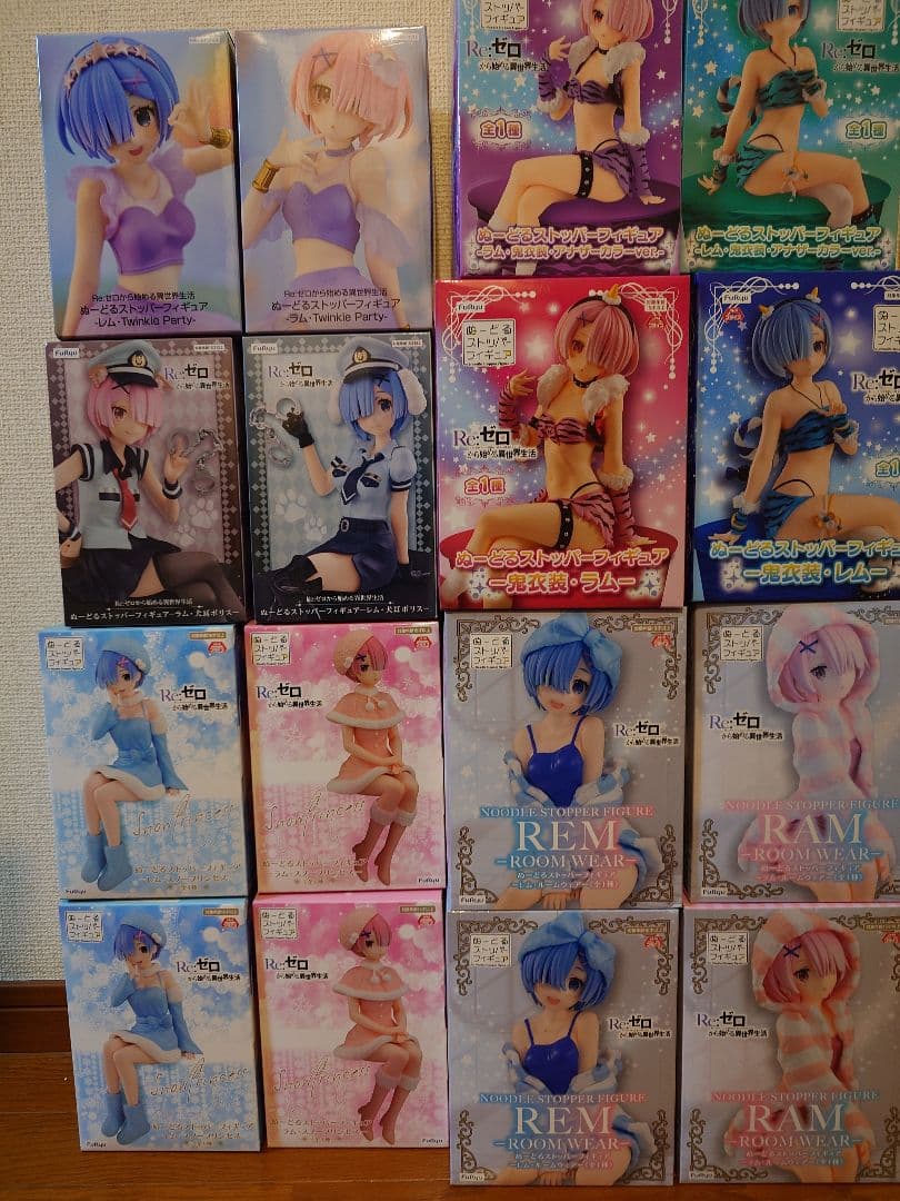 レム・ラム ヌードルストッパーフィギュア 12体セット