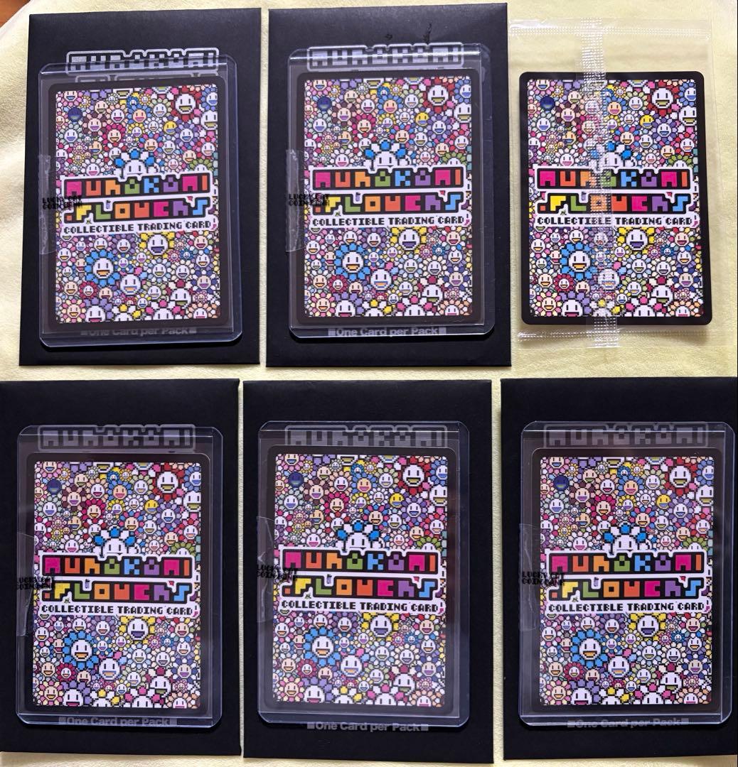 村上隆プロモ 6枚セット Cat Coin Zombie トレカ