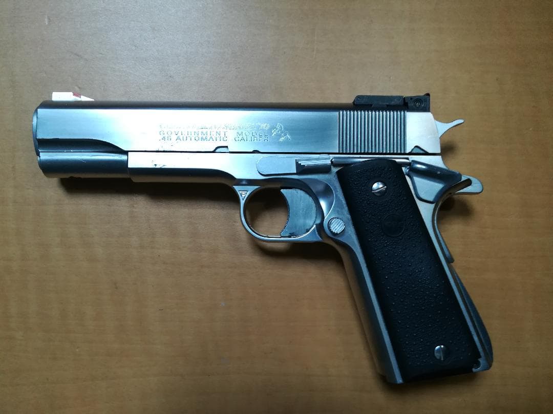 ⊕国際　ガバメントシルバーガスガン★ジャンク