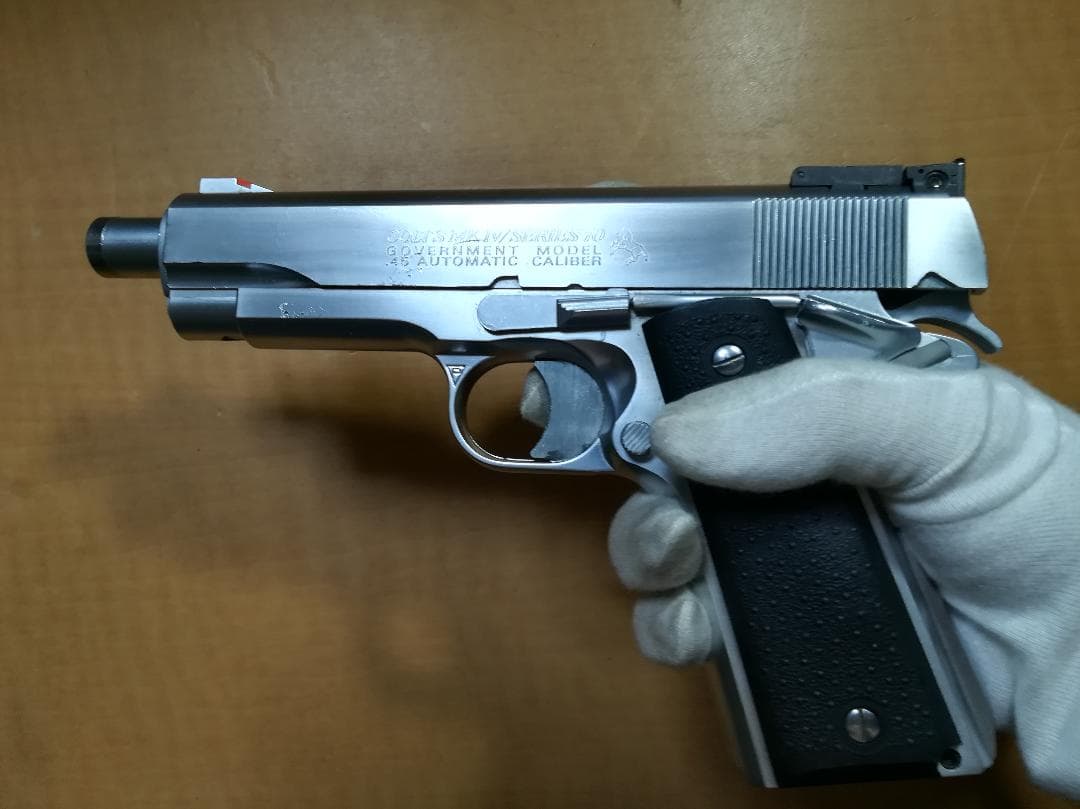 ⊕国際　ガバメントシルバーガスガン★ジャンク