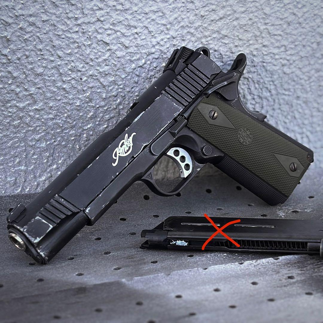 東京マルイ MEUピストル フルカスタム リアルペイント加工 バトルダメージ