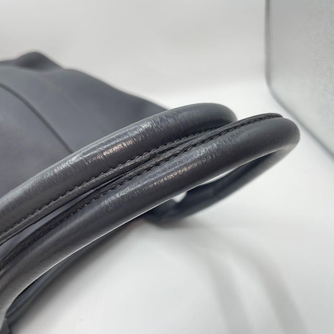 ジミーチュウ　サヴィル　トートバッグ　ビジネスバッグ　メンズ　レザー　グレー