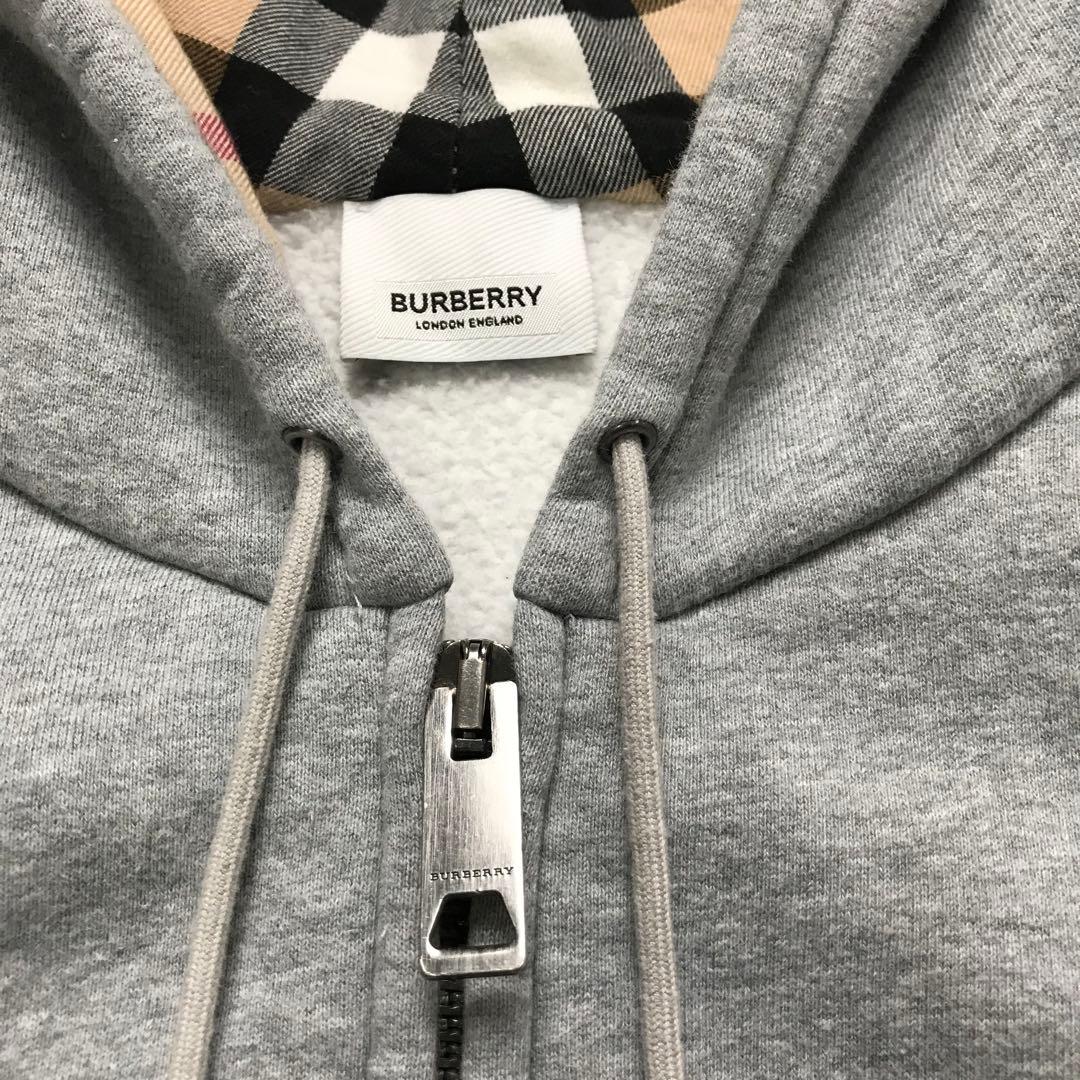 美品　現行　BURBERRY ノバチェック　ジップパーカー　XL