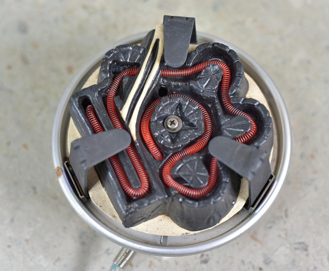 特価、唐銅風炉斑紫銅＆竹文茶釜、電熱器、五徳、敷板5点組【極上品】　お茶道具/箱