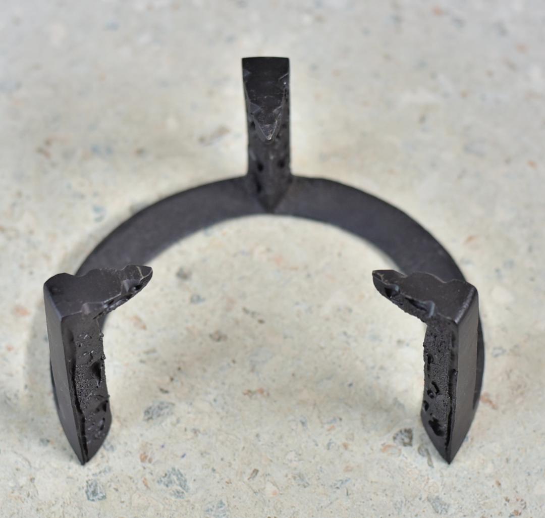 特価、唐銅風炉斑紫銅＆竹文茶釜、電熱器、五徳、敷板5点組【極上品】　お茶道具/箱