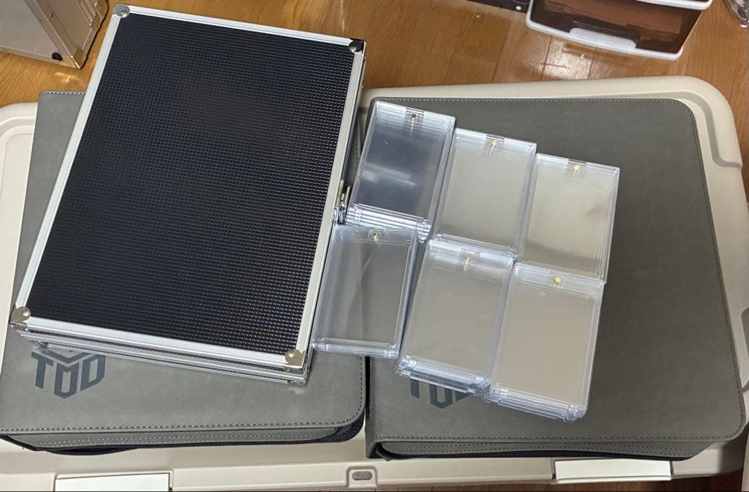 トレカ　PSAマグネットローダーファイル3点とマグネットローダー32個