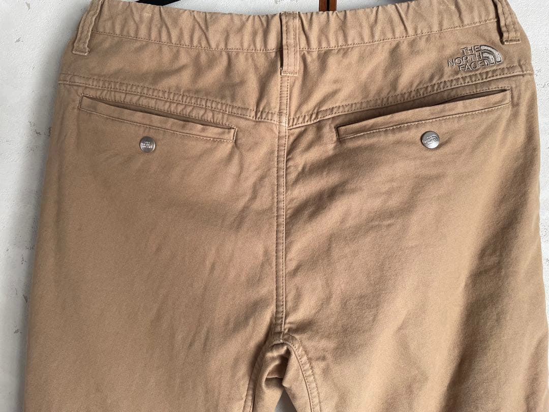 レア ノースフェイス 極暖パンツ チノパン ベージュ L