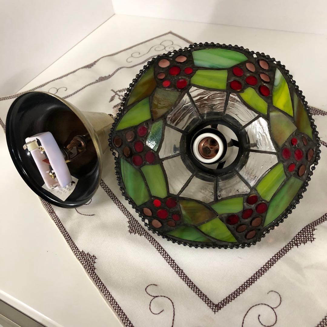 ステンドグラス ペンダントライト 葡萄