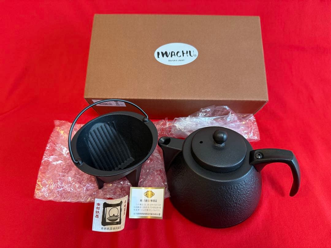 ★☆ まーくん専用 ★☆ 訳あり 未使用 岩鋳 コーヒーポット IH 南部鉄器