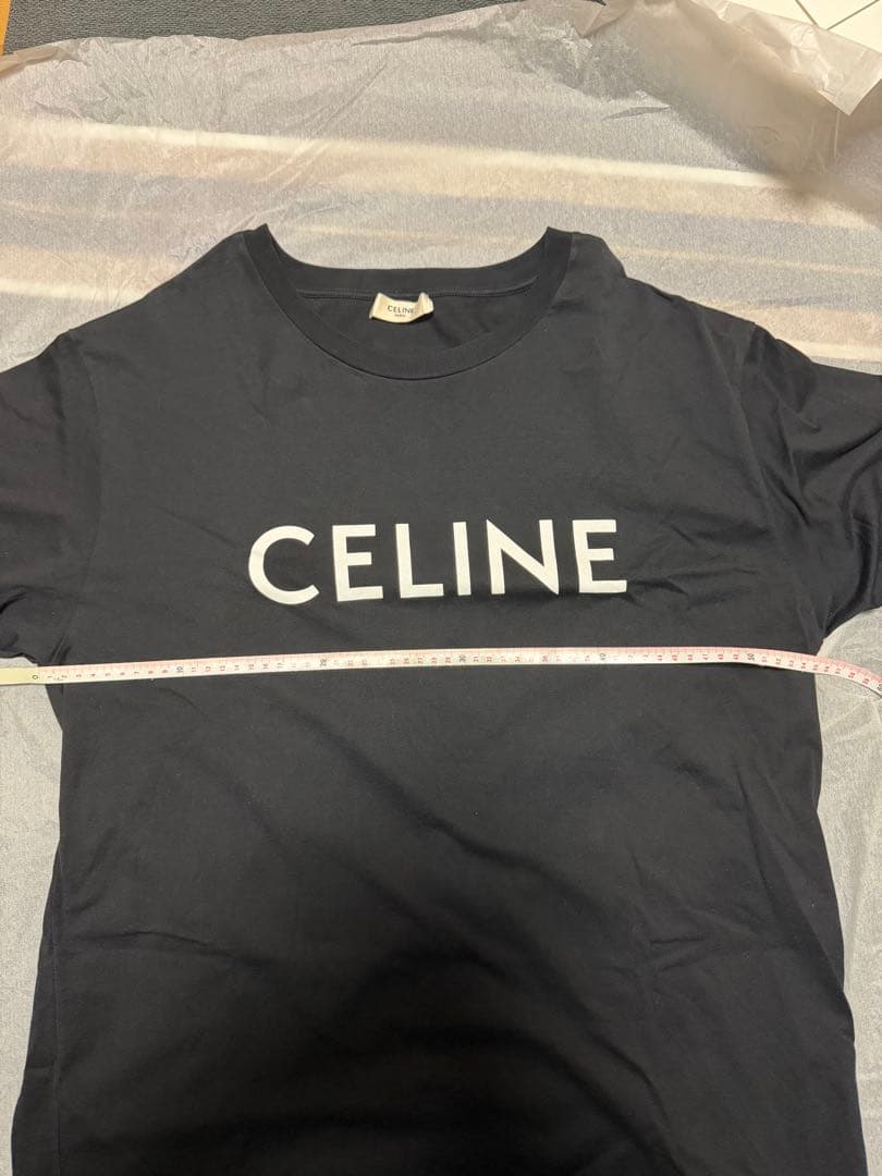 【国内正規品】CELINE ブラック ロゴ Tシャツ 定価8万