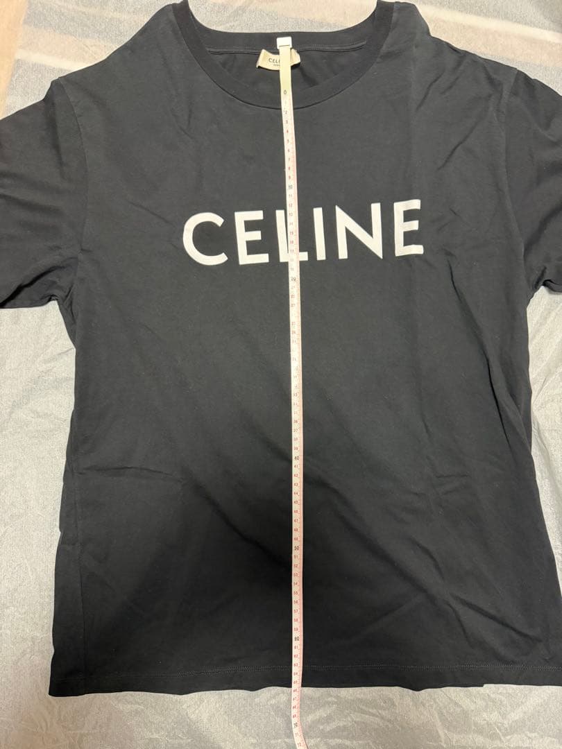 【国内正規品】CELINE ブラック ロゴ Tシャツ 定価8万