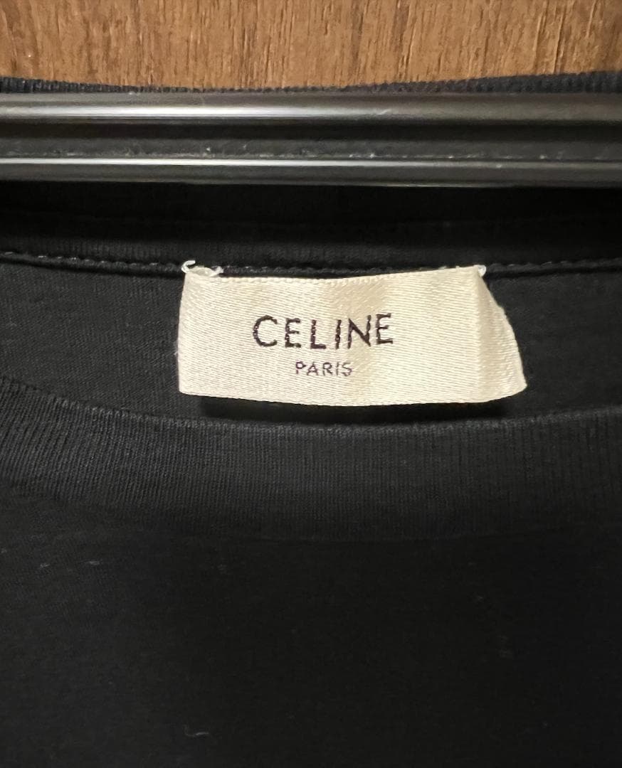 【国内正規品】CELINE ブラック ロゴ Tシャツ 定価8万