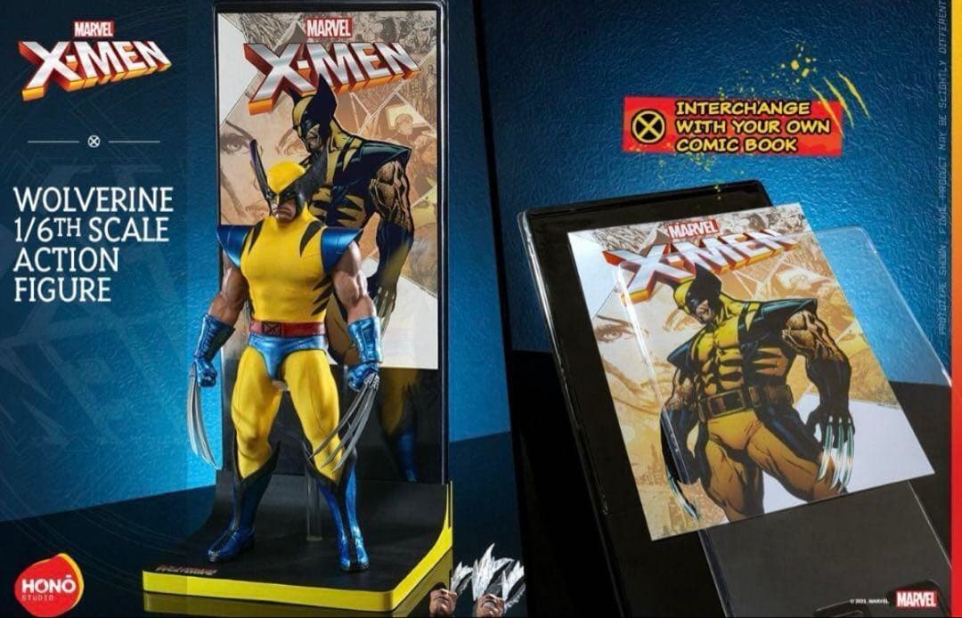 最安値　炎スタジオ　マーベル コミック　xmen ウルヴァリン　ホットトイズ