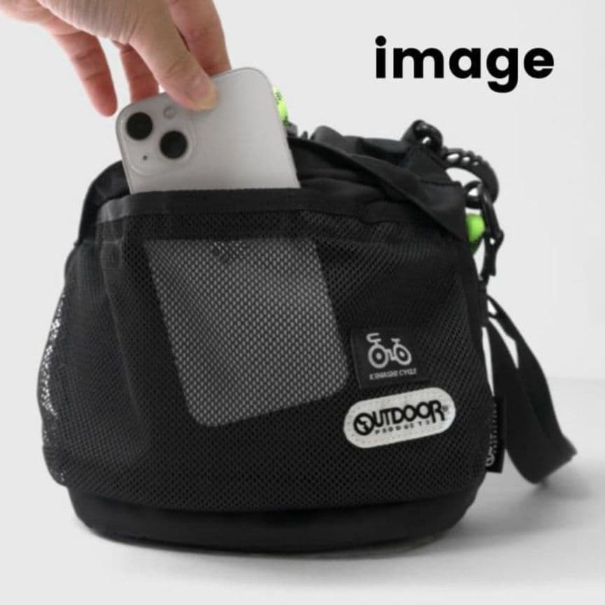【新品】OUTDOOR PRODUCTS × 木梨サイクル コラボ巾着ショルダー