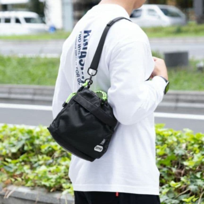 【新品】OUTDOOR PRODUCTS × 木梨サイクル コラボ巾着ショルダー