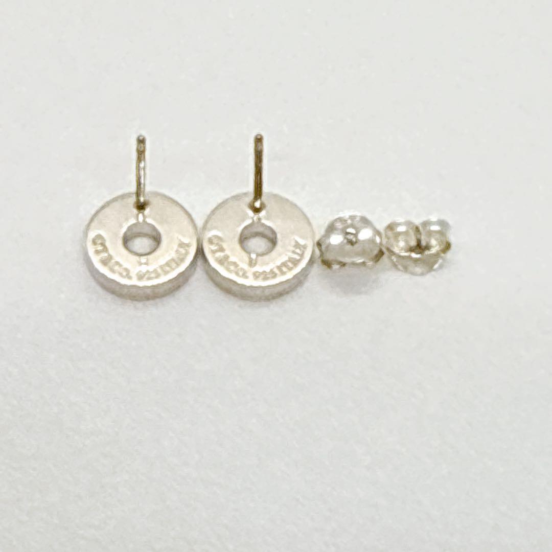 【美品 社外キャッチ】Tiffany&Co. サークル 1837 ピアス