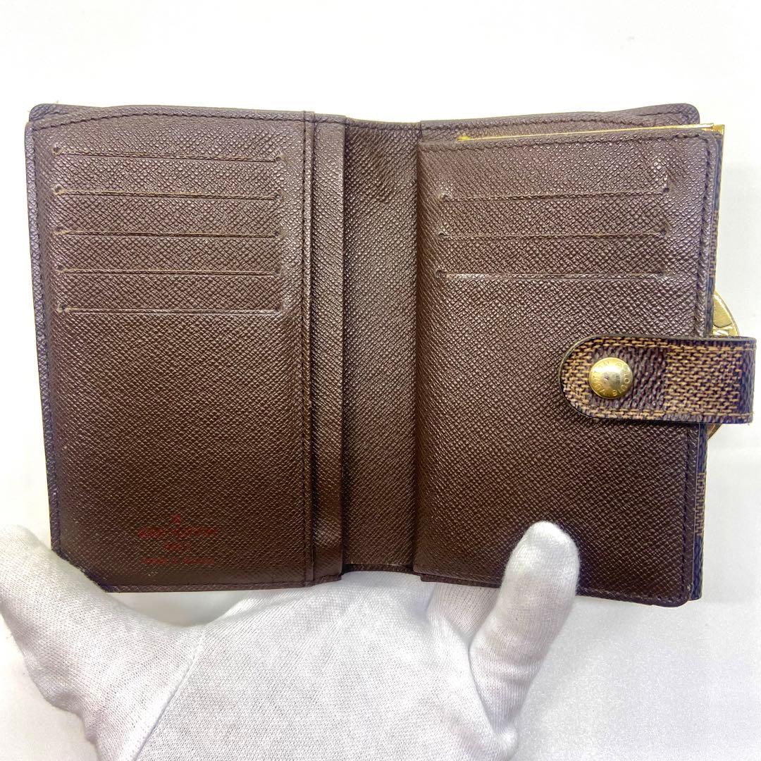 ルイヴィトン ダミエ ポルトフォイユ　ヴィエノワ がま口　財布