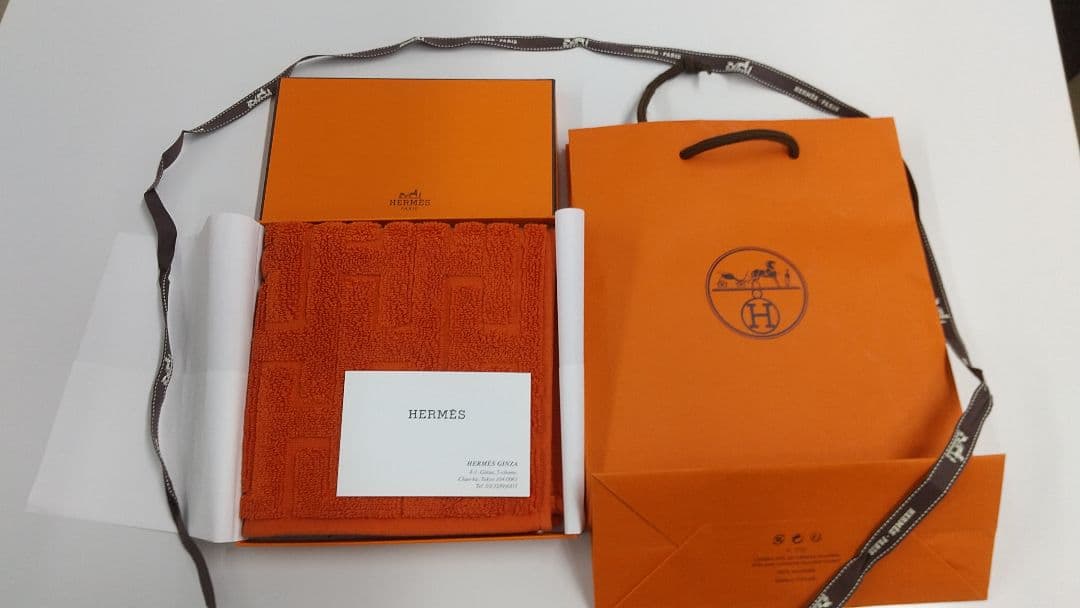 HERMES エルメス ハンドタオル