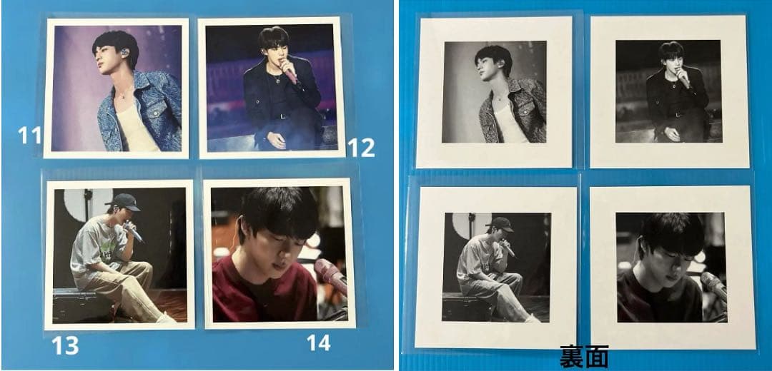 BTS JIN キャンバスポーチ（ブラック・ピンク）