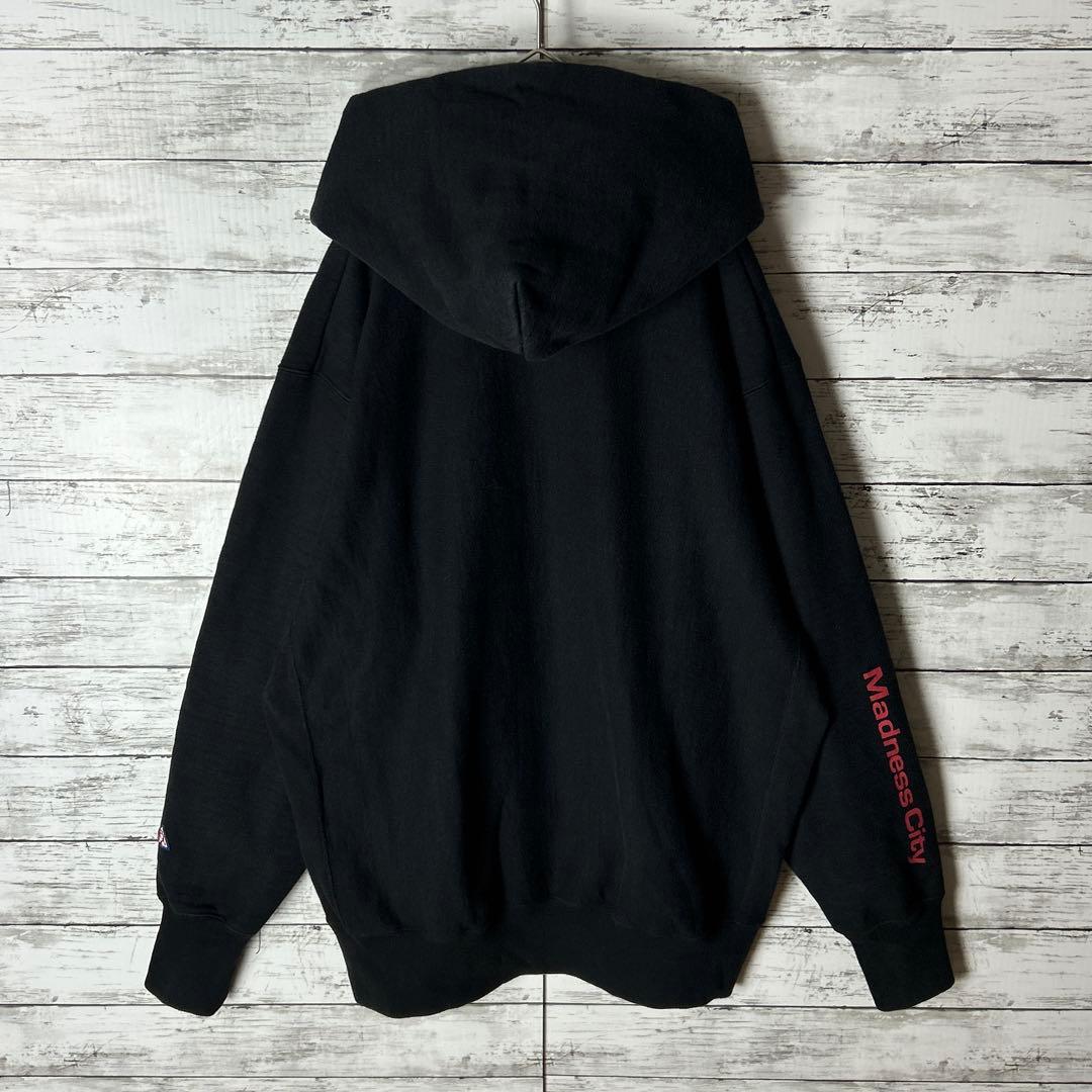 3838M【希少なXL】ヒステリックグラマー☆ヒスガール パーカー ブラック