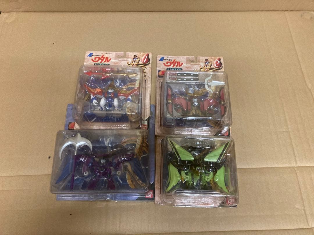 【状態C:開封済み】　魔神英雄伝ワタル　フィギュア　4個　レトロ　おもちゃ