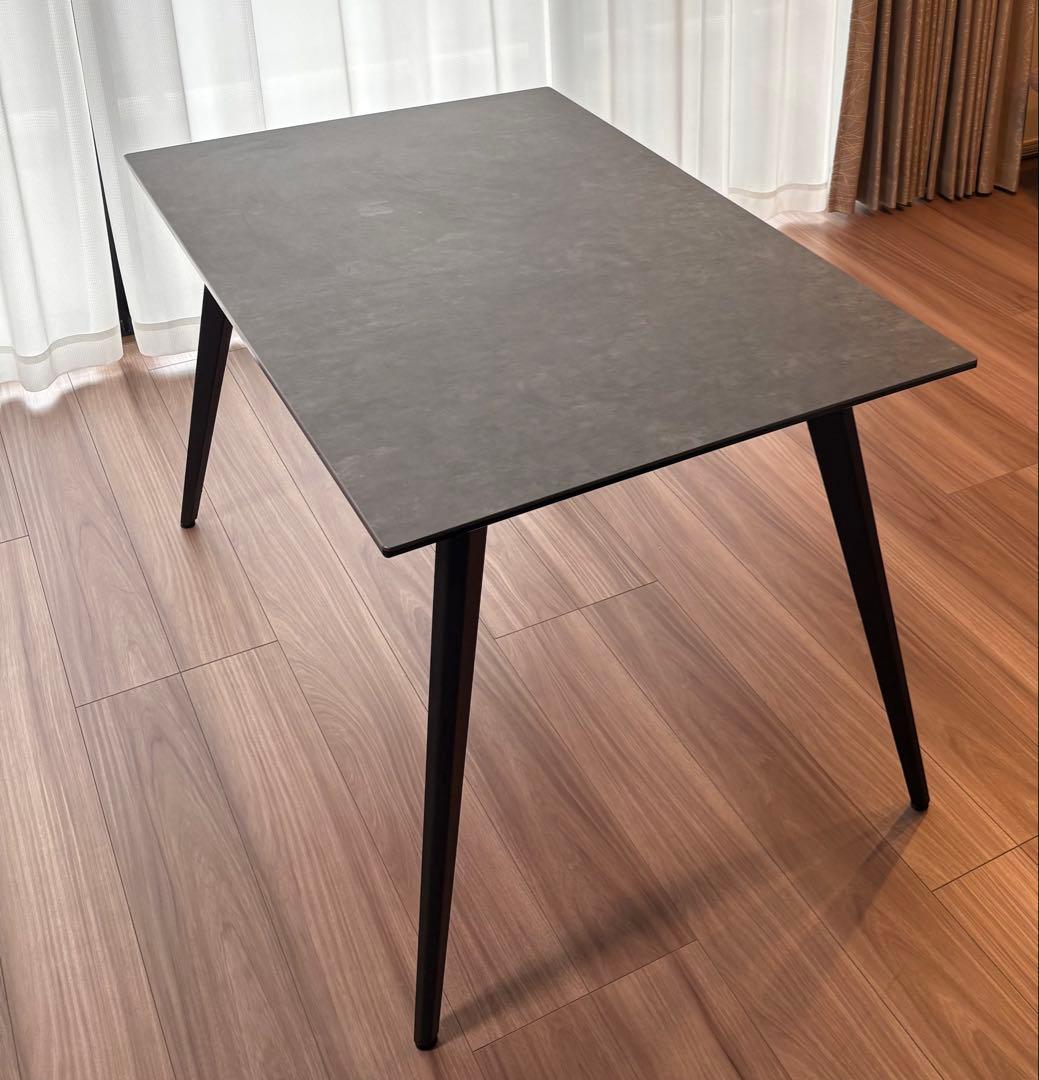 【美品】セラミック　ダイニングテーブル（120cm×75cm）