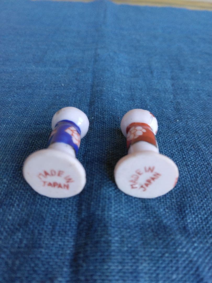 小さい磁器人形こけし10個まとめて。