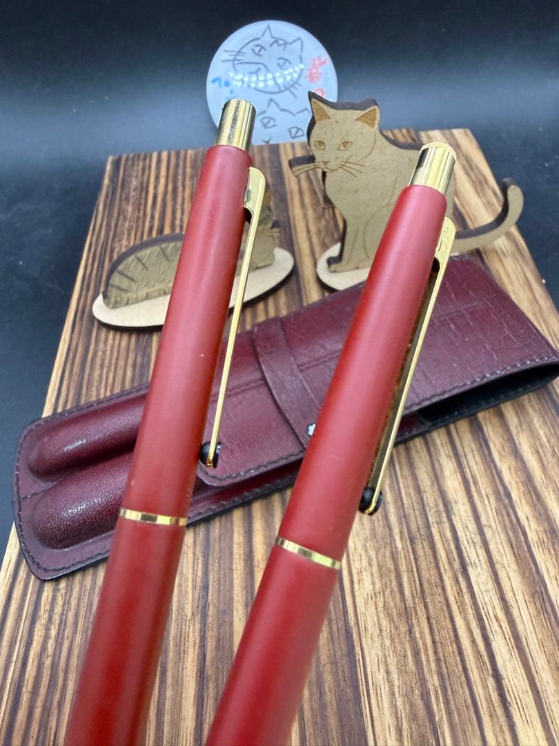 MONTBLANC スリムライン ボールペン シャーペン レッド