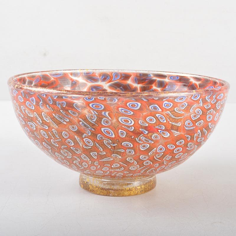 茶道具　ガラス工芸　金彩　茶碗　鉢　V　R5835