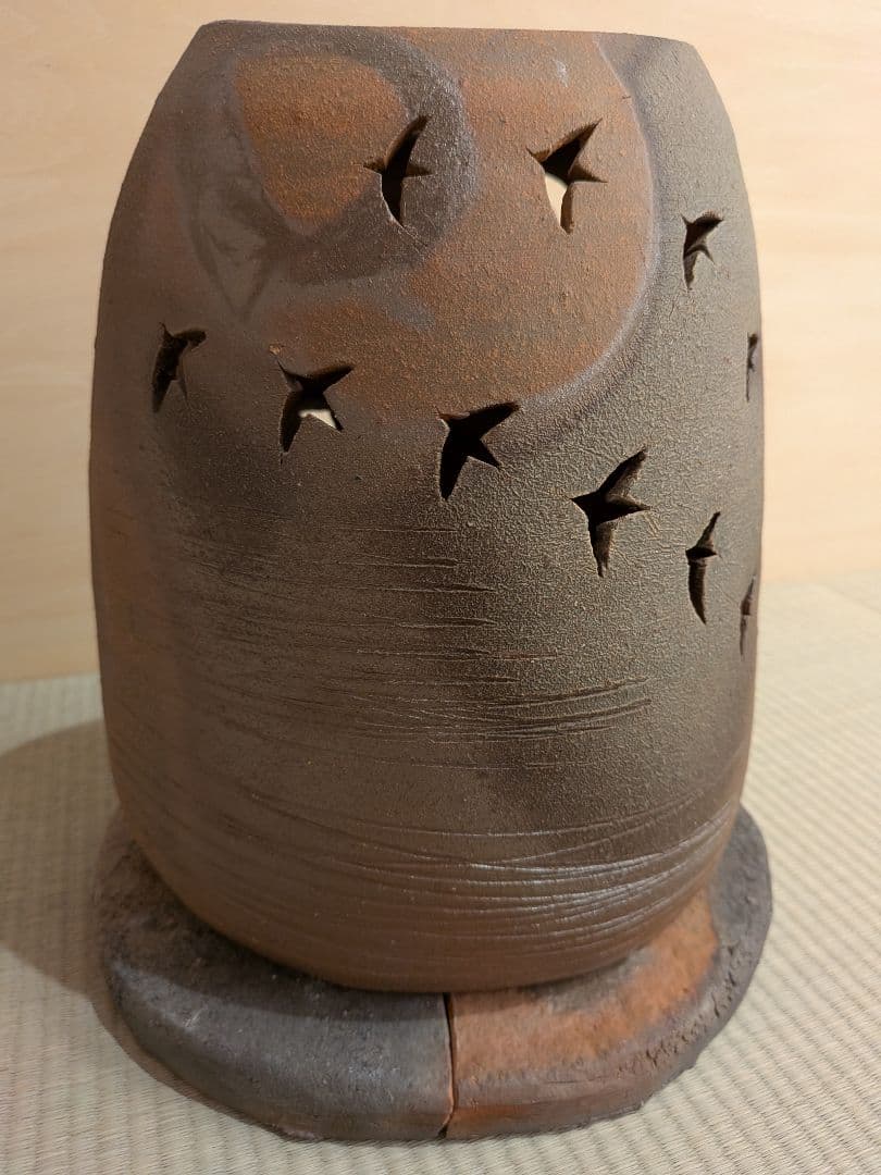 備前焼　ランプ