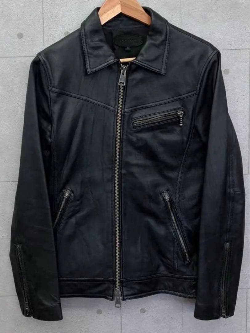 JACKROSE 4 ラムレザー シングル ジャケット