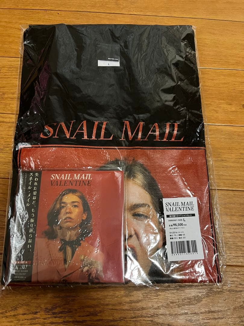 Snail Mail Valentine TシャツLサイズ CD付き　新品未開封