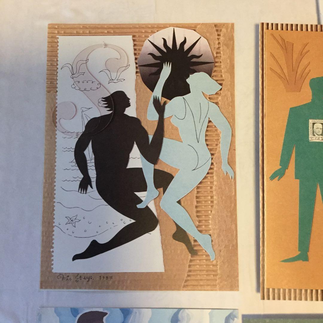 F 1984年 1987年 頃 ユニクロ ポストカード 8枚