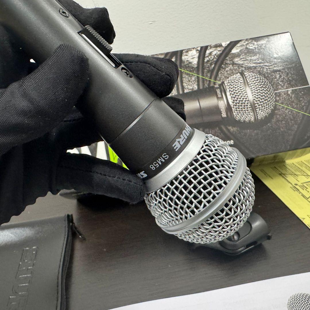 【新品未使用】大人気 ダイナミックマイク SHURE SM58-S