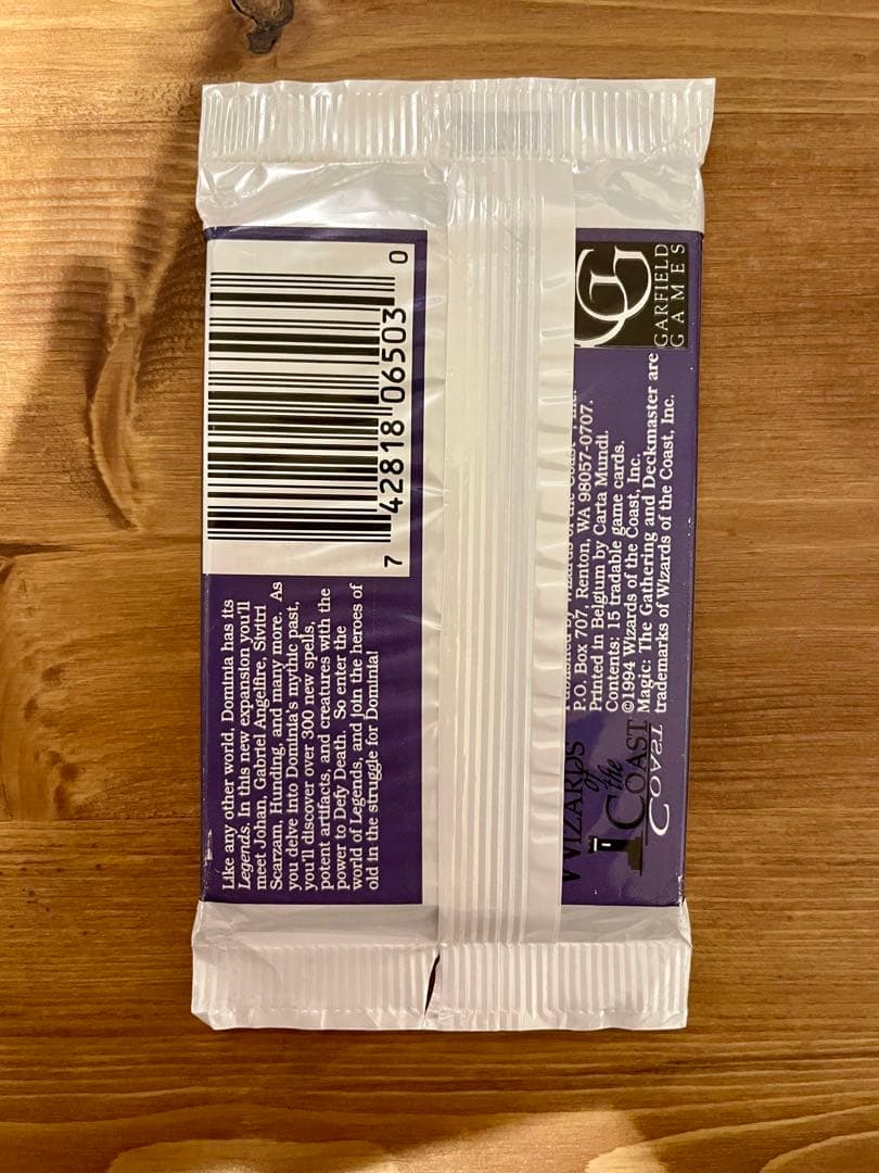 Legends レジェンド 未開封パック EN 英語 MTG